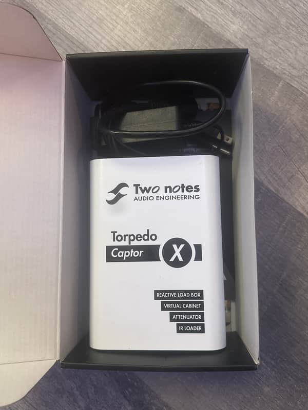 Two Notes Torpedo Captor X 16ohm Stereo Reactive Load Box / Attenuator 2020 - White image 1