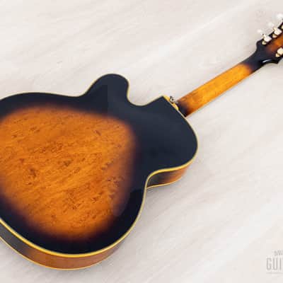 1988 Ibanez JP20 Joe Pass Signature Archtop Electric Guitar Sunburst w/ Super 58, Case image 16