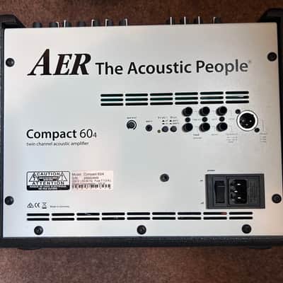 AER Compact 60 Mk4 - Professional Compact 60 Mk4 Acoustic Guitar Amplifier with Case image 4