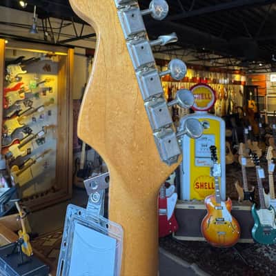 Fender Stratocaster AVRI '62, 1982 Fullerton, Fiesta Red, V-Neck, All Original image 20