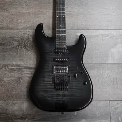 AIO Wolf S1-SSH Floyd Rose Electric Guitar - Trans Black image 2