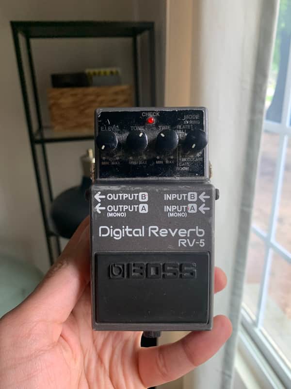 Boss RV-5 Digital Reverb (Dark Gray Label) 2002 - 2015 - Grey image 1