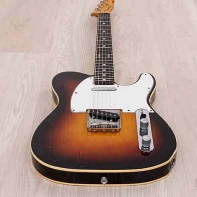 1983 Fender Telecaster Custom ‘62 Vintage Reissue TL62B-70 Sunburst A-Serial, Japan MIJ Fujigen telecaster custom 1983 - vintage sunburst image 3