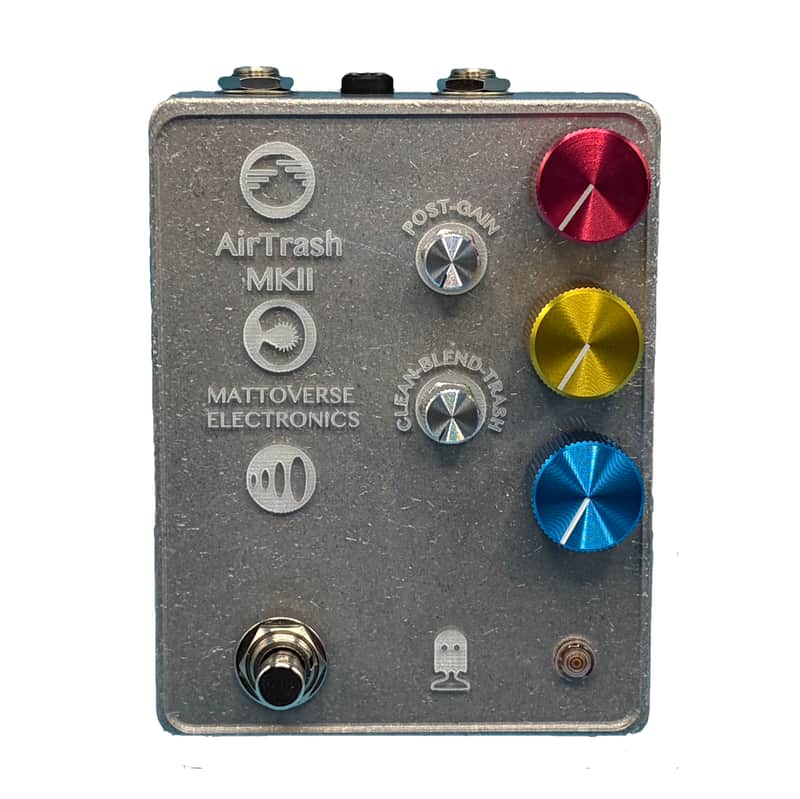 Mattoverse Electronics AirTrash MKII - Orange LED - Engraved Clear Acrylic Faceplate image 1