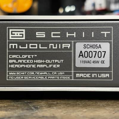 Schiit Audio Mjolnir 1 Solid-State Headphone Amplifier 1st Generation image 9