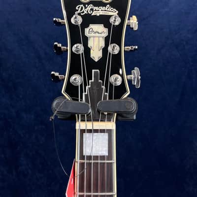 D'Angelico Premier DC Semi-Hollow in Champagne Pre-owned with Bag image 5