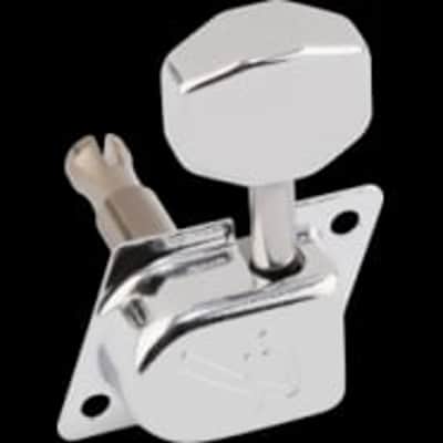 Fender 70s "F" Style Stratocaster /Telecaster Tuning Machines Left-Handed Chrome (6) image 3