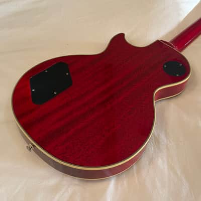 Vintage 2001 Epiphone (Gibson) Les Paul Custom Plus - Heritage Cherry Sunburst - Flame Top - Made in Korea (MIK) - Free Pro Setup image 7