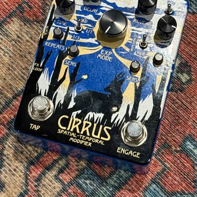 KMA Audio Machines Cirrus Ice Limited Edition Spatial Temporal Modifier Delay Reverb Pedal Blue image 1