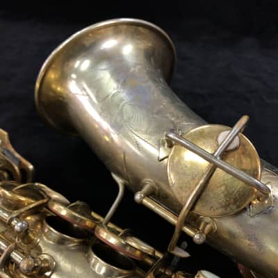 Conn New Wonder II 1925 alto saxophone - Gold Plate image 22