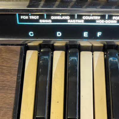 Vintage Baldwin Minty FUN MACHINE receipt from 1974 - original wood good shape - Drum machine built in - Electric Piano - Keyboard Key board CLEAN! image 13