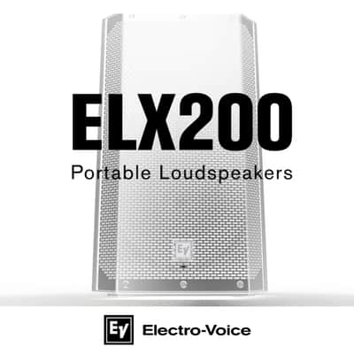 Electro Voice ELX200 12PW 12 Inch 1200W White 2 Pack Loudspeaker Bundle image 2