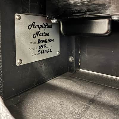 Amplified Nation Bombshell Overdrive 50-Watt Head - Black image 3