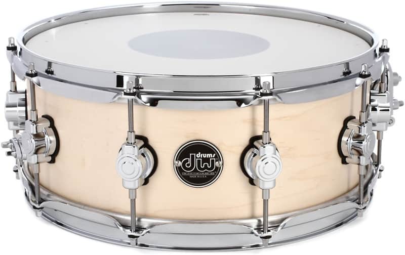 DW Performance Series Snare Drum - 5.5" x 14" Natural Satin Oil - Sweetwater Exclusive image 1