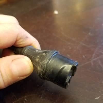Belden Bell & Howell RARE y-splitter wye power cord cable projector amplifier film-o-sound 1940s - Molded Rubber image 9