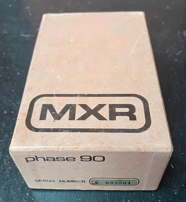 MXR PHASE 90 1978 Box & rubber knob cover | Reverb