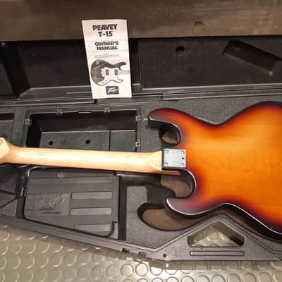 Peavey T-15 1981 - 1983 Sunburst w case image 2