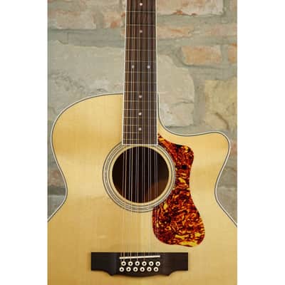 GUILD F-2512CE Cutaway Deluxe Maple 12 String NAT Natural Blonde - Jumbo 12 Corde Elettricficata Fishman - Westerly Archback Co image 6