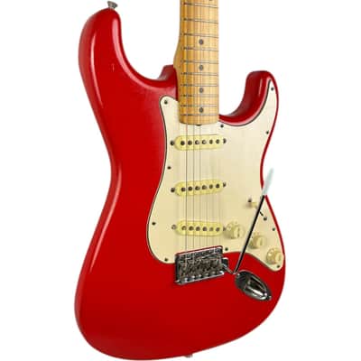 Fender Japan Stratocaster 1993-1994 - Red Repaint - Vintage image 2
