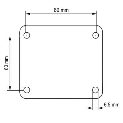 Yamaha Bass Drum cover/blanking/delete plate image 3