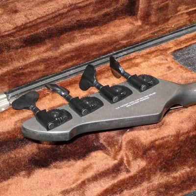 Peavey Dyna-Bass Gray Metallic Bass Guitar USA Kahler Tremolo Original Case image 11