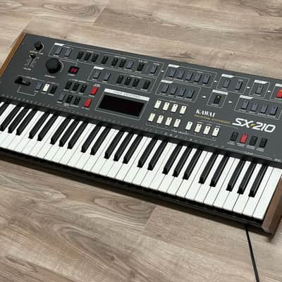 Kawai SX-210 61-Key Analog Synthesizer 1983 - Black / Wood image 3