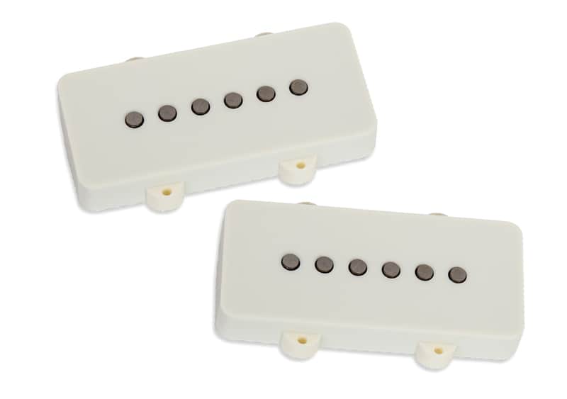 Seymour Duncan Jazzmaster Silencer Hot pickup set - parchment image 1
