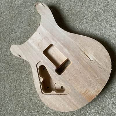 Unfinished DIY Double Cutaway Guitar Basswood Body image 2
