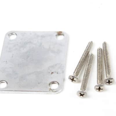 RARE 1963 Vintage Fender Jaguar/Jazzmaster/Stratocaster/Telecaster Neck Plate USA 1960s L-Series Pre-CBS image 4