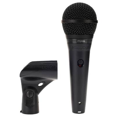 SHURE PGA58 XLR Microphone with cable image 6