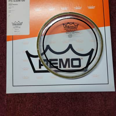 Remo 6-Inch Weather King w/Pinstrip - Clear - PS-0306-00 image 1