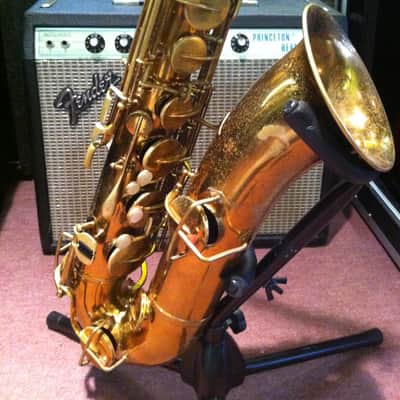 Buescher Saxophone Aristocrat #255xxx Gold lacquer finish image 5