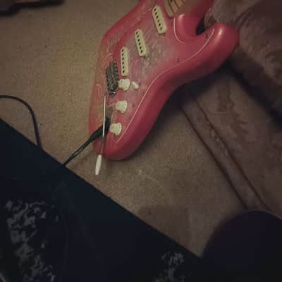 Fender Stratocaster 1985 made in Japan. All original. Paisley Pink. The Pink Panther. image 18