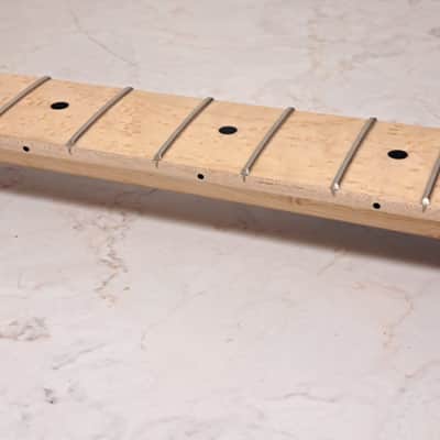 Mighty Mite 6-String Guitar Neck for Fender Stratocaster- Unfinished Birdseye Maple- NOS New Unused image 12