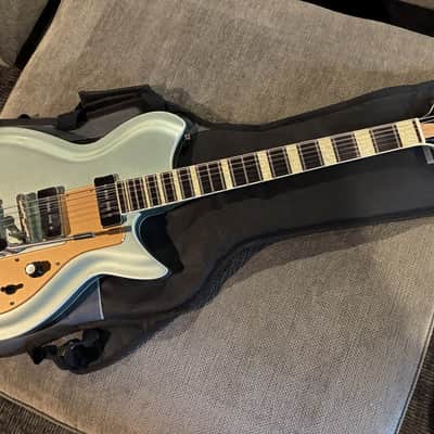 Rivolta Guitars Combinata XVII-Limited - Ice Blue Sparkle image 1