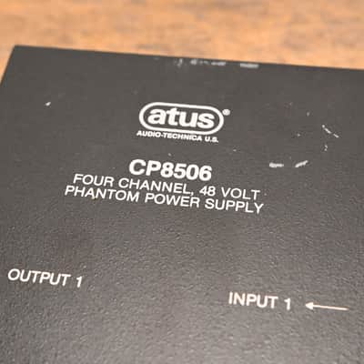 Audio-Technica CP8506 4-Channel 48V Phantom Power Supply CG01VUT image 4