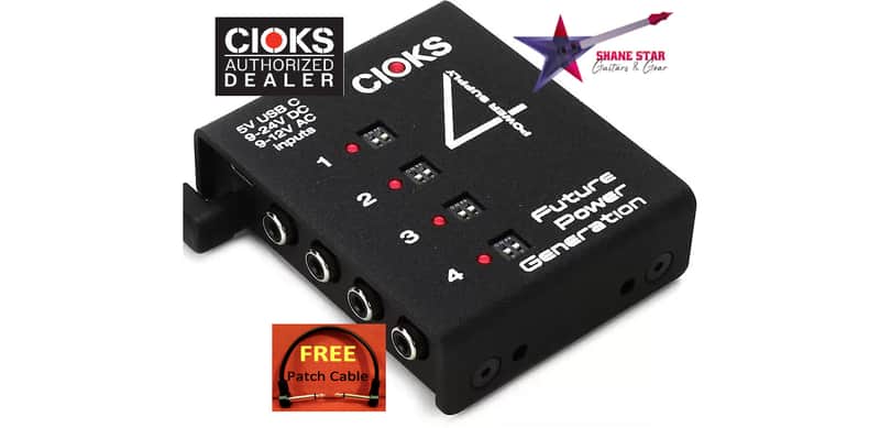 CIOKS C4e Pedal Power WATCHLIST OFFER Expander Kit For Cioks DC7. Switchable Outputs:9,12,15,18Volts + Cables image 1