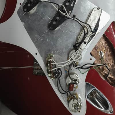 Rare Medium Relic Fender Classic Series '50s Stratocaster Lacquer Edition 2015 Candy Apple Red image 13