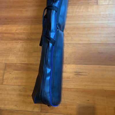 Stay Music Slim Model 1100/02 Dual-Tier Black Keyboard Stand + Leather Carry Bag image 3