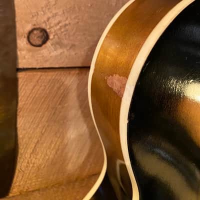 Vintage Harmony Rocket H54 Hollow Body Guitar Tobacco Sunburst image 7