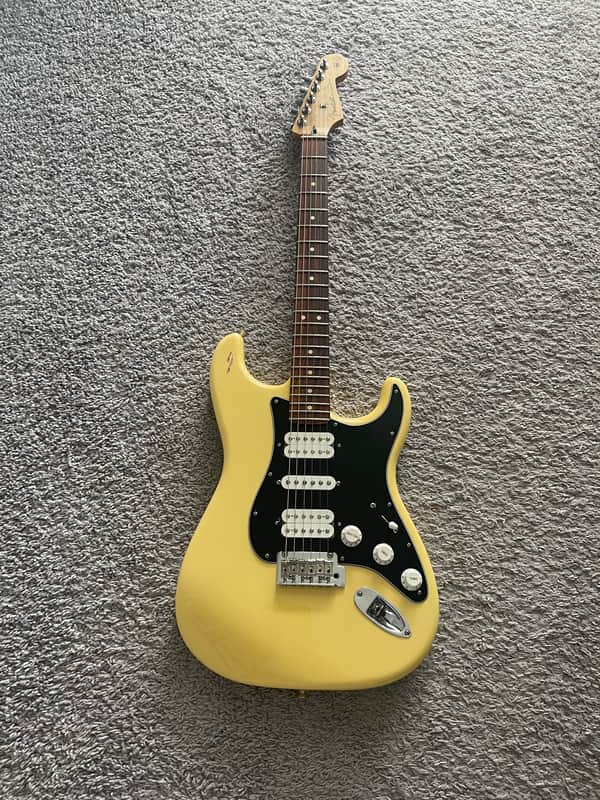 Fender Player Stratocaster HSH 2019 MIM Buttercream Pau Ferro Fretboard Guitar image 1