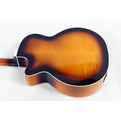 Guild F-2512CE Deluxe 12-String Cutaway Jumbo Acoustic-Electric Guitar Regular Antique Burst image 4