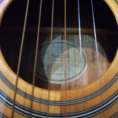 Fender DG8S - Natural (LS-VanessaRoom) image 2