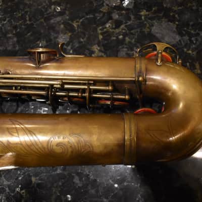 Pierret Super "Artiste" Tenor 1953-1958 Dark Vintage Brass Saxophone image 19