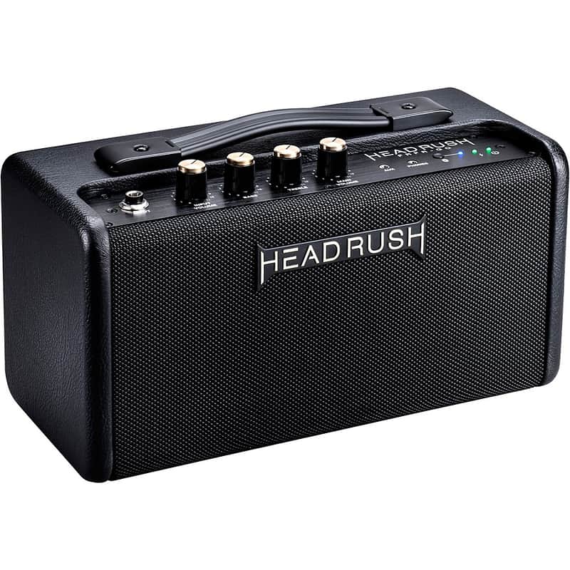 HeadRush FRFR-GO 2x3 30W Powered Speaker Cabinet With Rechargeable Battery and Bluetooth Regular Black image 1