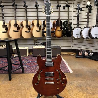 Eastman T184MX All-solid Maple/Mahogany Thinline Hollowbody Classic Finish 2024 Floor Model w/Hard Case image 4