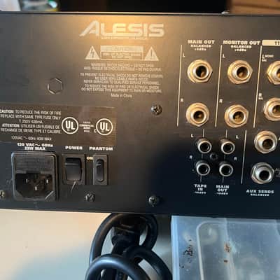 Alesis Studio 12R 12 Channel Rack mount mixer with IEC power cable & rack mount bolts/washers image 6