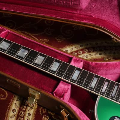 Gibson Custom Shop Order Custom Collection Les Paul Custom Planet Green Metallic-2016 image 5