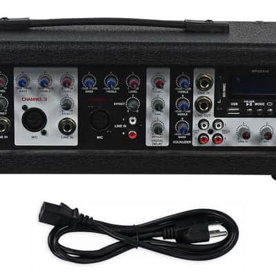 Rockville 800w Powered 4 Channel Mixer/Amplifier w Bluetooth/EQ/Effects image 1