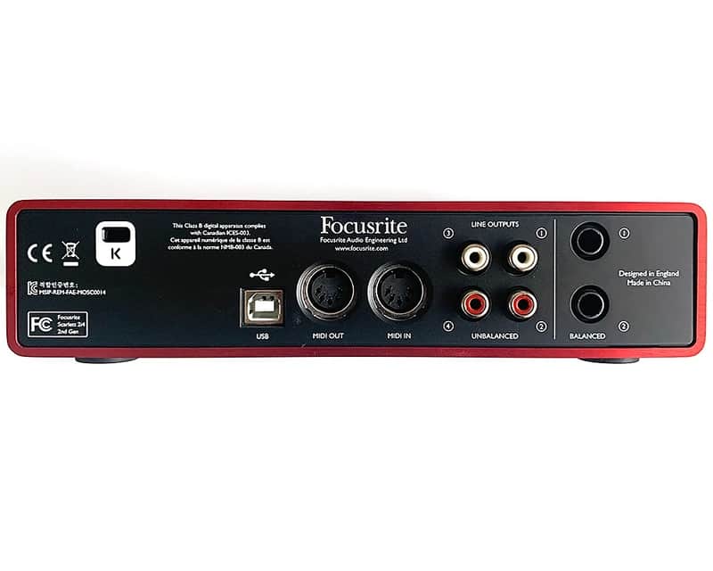 Focusrite Scarlett 2i4 2nd Gen USB Audio Interface | Reverb